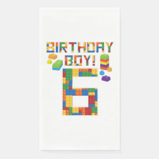Niedliches 6. Geburtstagsgeschenk 6 Jahre Altes Ge Serviette