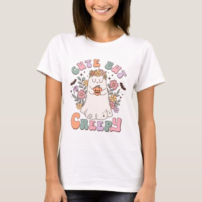 Niedliches aber grauenhaftes Halloween T-Shirt (Vorderseite)