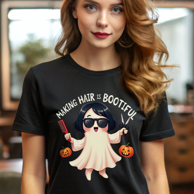 Niedliches, aber spöttisches Haarburstylist Hallow T-Shirt (Von Creator hochgeladen)
