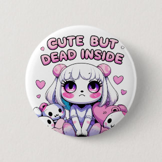 Niedliches, aber totes Button in Kawaii Ästhetik B