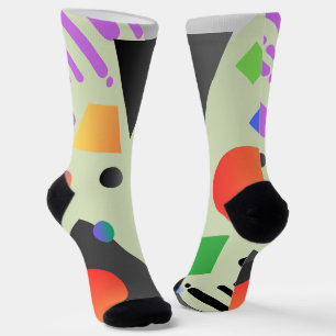 Niedliches, abstraktes Muster Modernes Design Socken