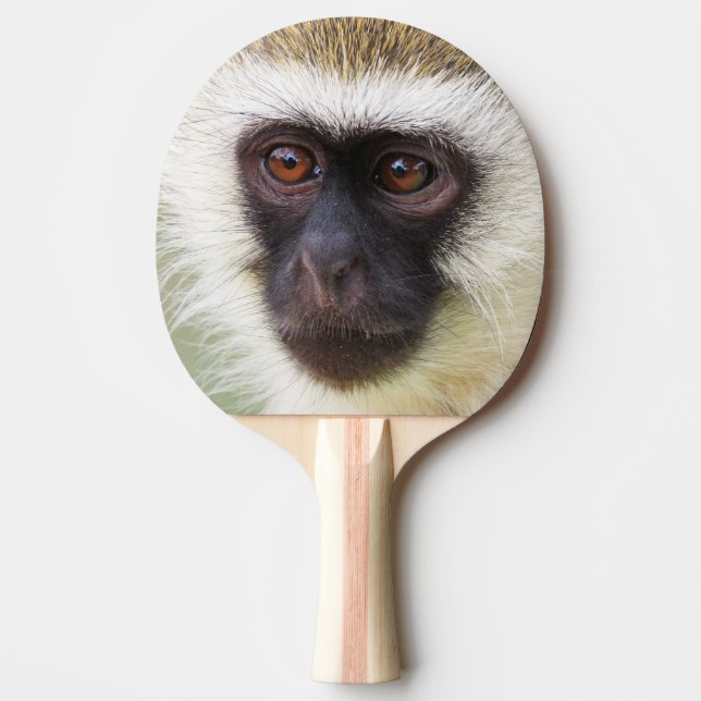 Niedliches Affeporträt Tischtennis Schläger (Vorderseite)