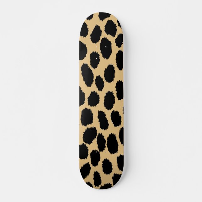 Niedliches afrikanisches Wildlife Cheetah Animal P Skateboard (Vorne)