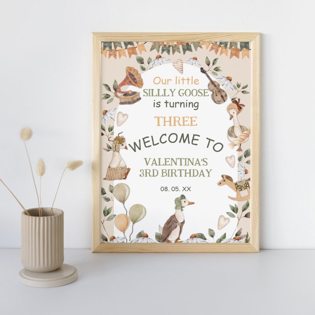 Niedliches Albernes Goose Kinderzimmer Rhymes Gebu Poster (Von Creator hochgeladen)