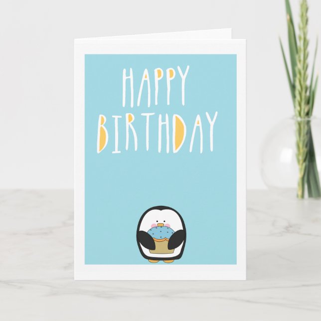 Niedliches alles Gute zum Geburtstag Karte (Vorderseite)