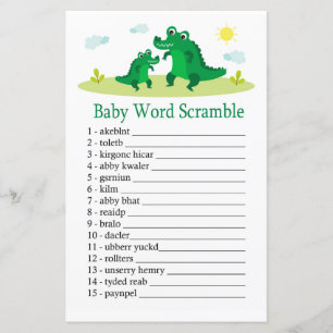Niedliches Alligator Baby Wortspiel
