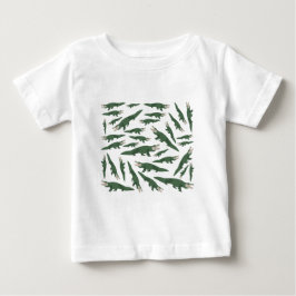 Niedliches Alligator-Krokodil-Muster Baby T-shirt