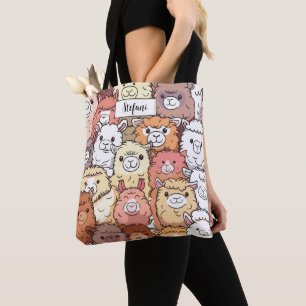 Niedliches Alpacas Llama Muster Tasche