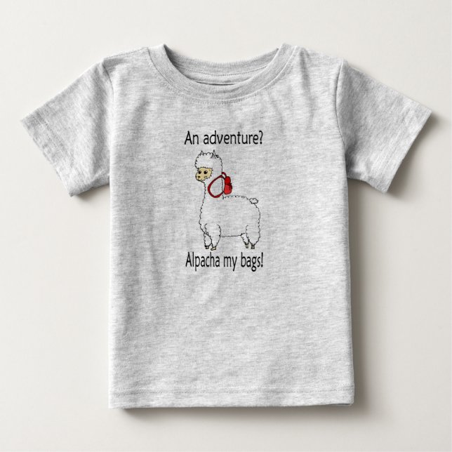 Niedliches Alpen-Abenteuer Baby T-shirt (Vorderseite)