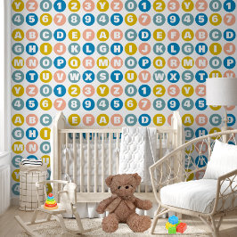 Niedliches Alphabet- und Zahlenlernen Tapete