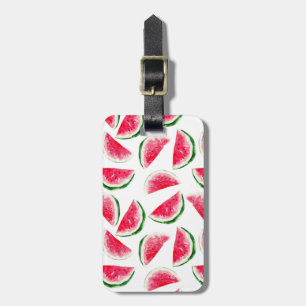 Niedliches Ananas-u. Wassermelone-Muster Gepäckanhänger