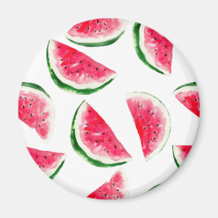 Niedliches Ananas-u. Wassermelone-Muster Magnet