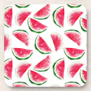 Niedliches Ananas-u. Wassermelone-Muster Untersetzer