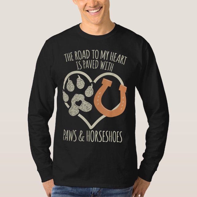 Niedliches Angebot für Pferde und Hunde T-Shirt (Vorderseite)