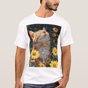 Niedliches Anime Style Cat T - Shirt Design