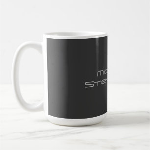 Niedliches Anpassen von Schwarzweiß und Weiß Moder Kaffeetasse