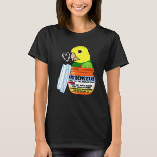 Niedliches Antidepressivum Papagei I T-Shirt