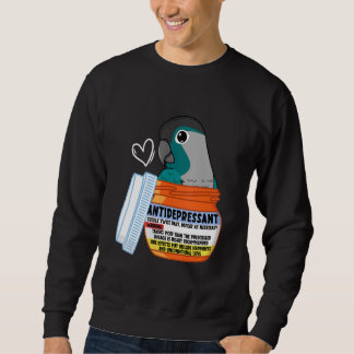 Niedliches Antidepressivum Parrot I Türkisblaue Wa Sweatshirt