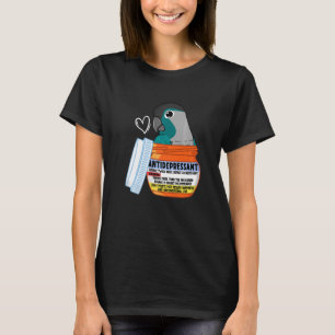 Niedliches Antidepressivum Parrot I Türkisblaue Wa T-Shirt