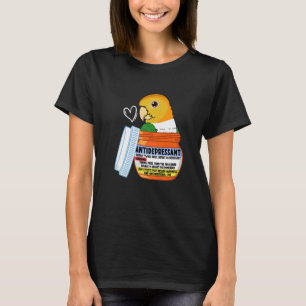 Niedliches Antidepressivum Parrot I Weißbauchkaike T-Shirt