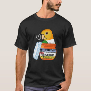 Niedliches Antidepressivum Parrot I Weißbauchkaike T-Shirt