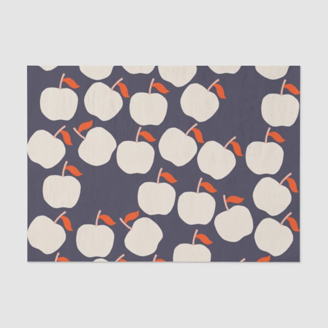 Niedliches Appellettpapier Seidenpapier (Vorderseite)