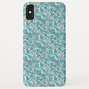Niedliches Aqua-Graumuster Case-Mate iPhone Hülle