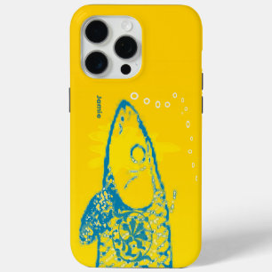 Niedliches Aqua und gelbe Fische Case-Mate iPhone Hülle