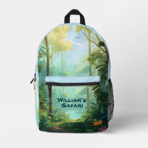 Niedliches Aquarellfarben-Dschungel - Rucksack
