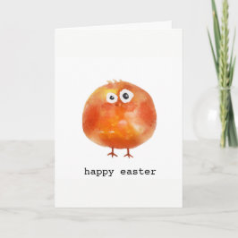 Niedliches Aquarellhuhn Osterfest Feiertagskarte