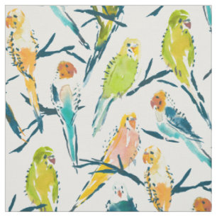 Niedliches Aquarellparkett Stoff