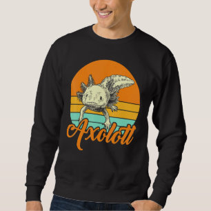 Niedliches Aquarium Axolotl Salamander Sweatshirt