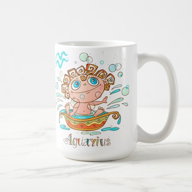 Niedliches Aquarius Kids Bubbles Kaffeetasse (Rechts)