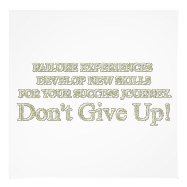 Niedliches Artwork Design "Failure Experiences" ka Fotodruck (Vorne)