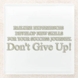 Niedliches Artwork Design "Failure Experiences" ka Glasuntersetzer