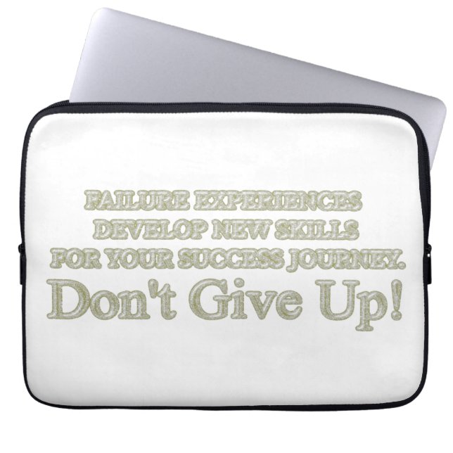 Niedliches Artwork Design "Failure Experiences" ka Laptopschutzhülle (Vorderseite)