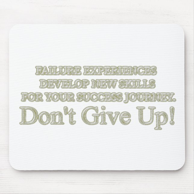 Niedliches Artwork Design "Failure Experiences" ka Mousepad (Vorne)