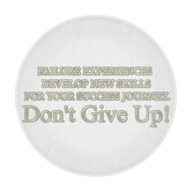 Niedliches Artwork Design "Failure Experiences" ka Schneidebrett (Vorderseite)