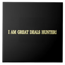 Niedliches Artwork Design "Great Deals Hunter". Je
