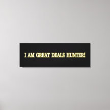 Niedliches Artwork Design "Great Deals Hunter". Je