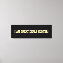 Niedliches Artwork Design "Great Deals Hunter". Je