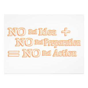 Niedliches Artwork Design "No Bad Action Equity" k Fotodruck