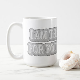 Niedliches Artwork Design über "I AM THE SOLUTION" Kaffeetasse