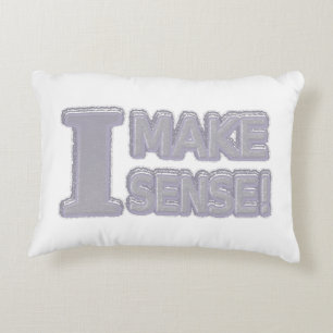 Niedliches Artwork-Design zum Kauf von "Make Sense Dekokissen