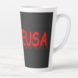 Niedliches Ausdrucksdesign "#ILOVEUSA". Jetzt kauf Milchtasse