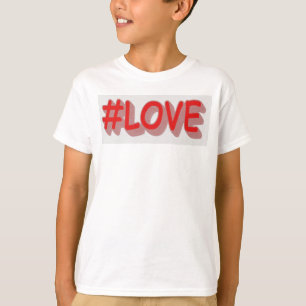 Niedliches Ausdrucksdesign "#LIEBE". Jetzt kaufen T-Shirt