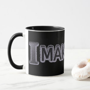 Niedliches Ausdrucksdesign "Sinn machen" Jetzt kau Tasse