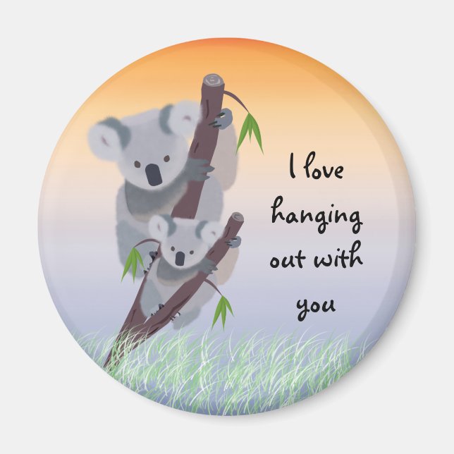 Niedliches australisches Koala Bear Magnet (Vorne)