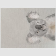 Niedliches australisches Koala Decoupage Tissue Pa