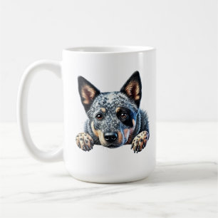 Niedliches australisches Rinderhundedesign" Kaffeetasse